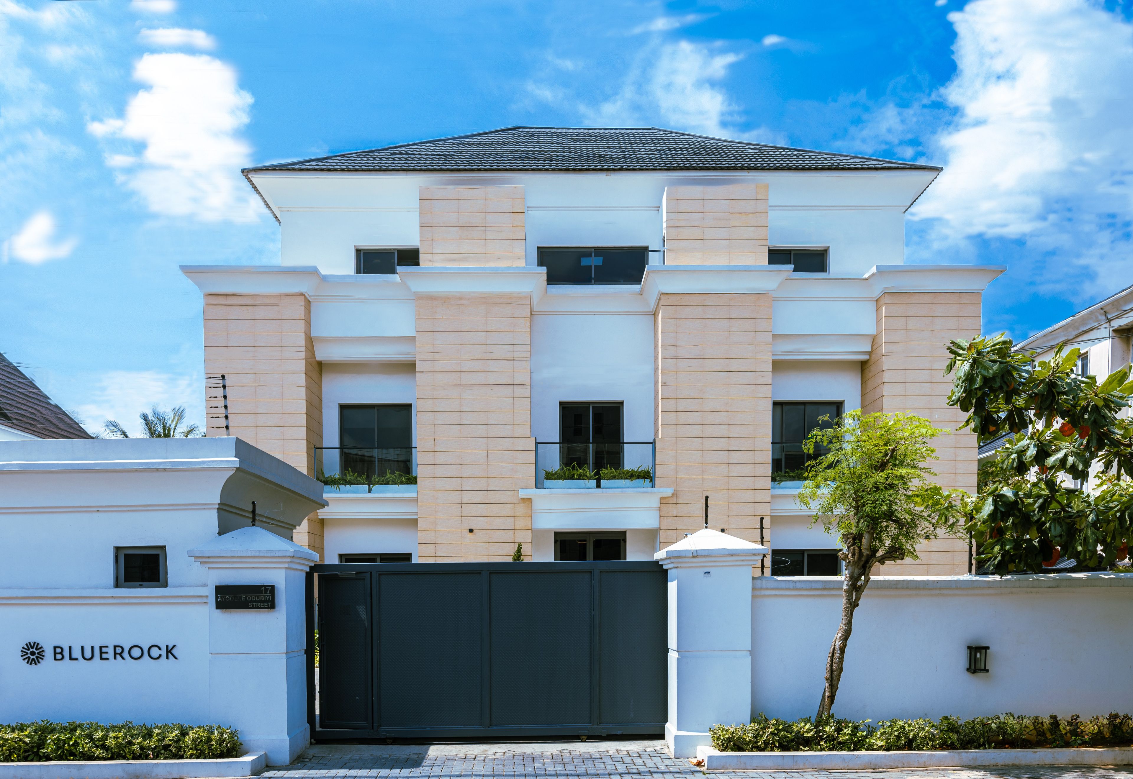 Fassade der Unterkunft