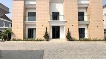 Voorkant van accommodatie