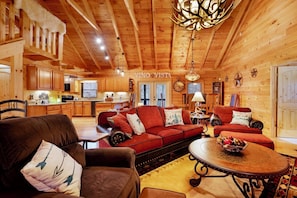 Smart TV, chimenea y futbolito 