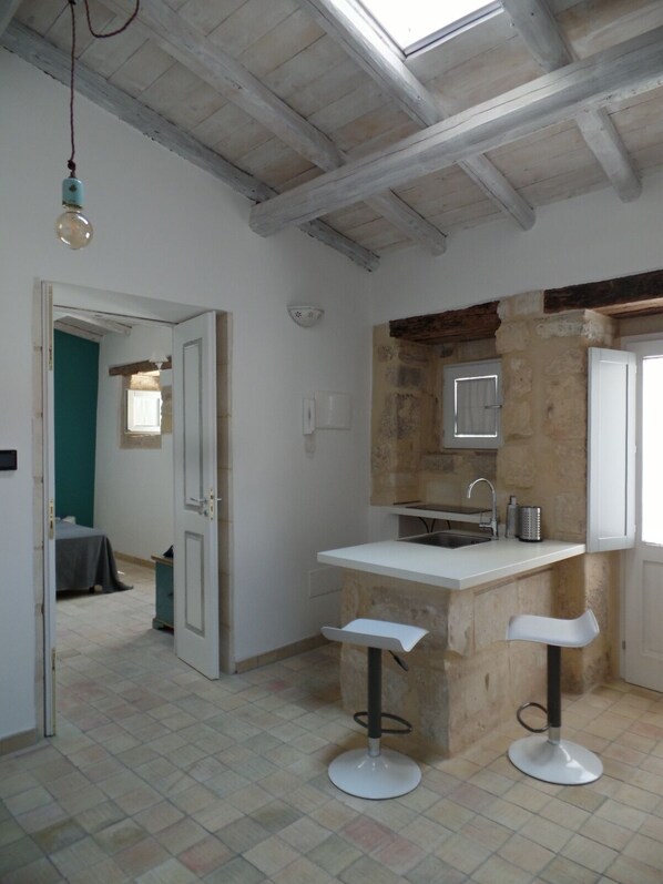 Apartment, Patio, Courtyard View | Living area - A Picciridda by Wonderful Italy (Syracuse)