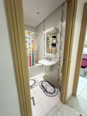 Apartment, 3 Bedrooms, Accessible, Smoking | Bathroom - Stunning 3 Bedroom Apartment in Khezema, Sousse Just 5 Minutes From the Beach! (Sousse)