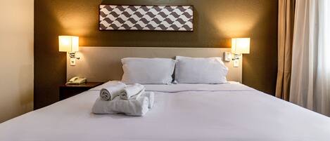 1 chambre, fer et planche à repasser, accès Internet, draps fournis