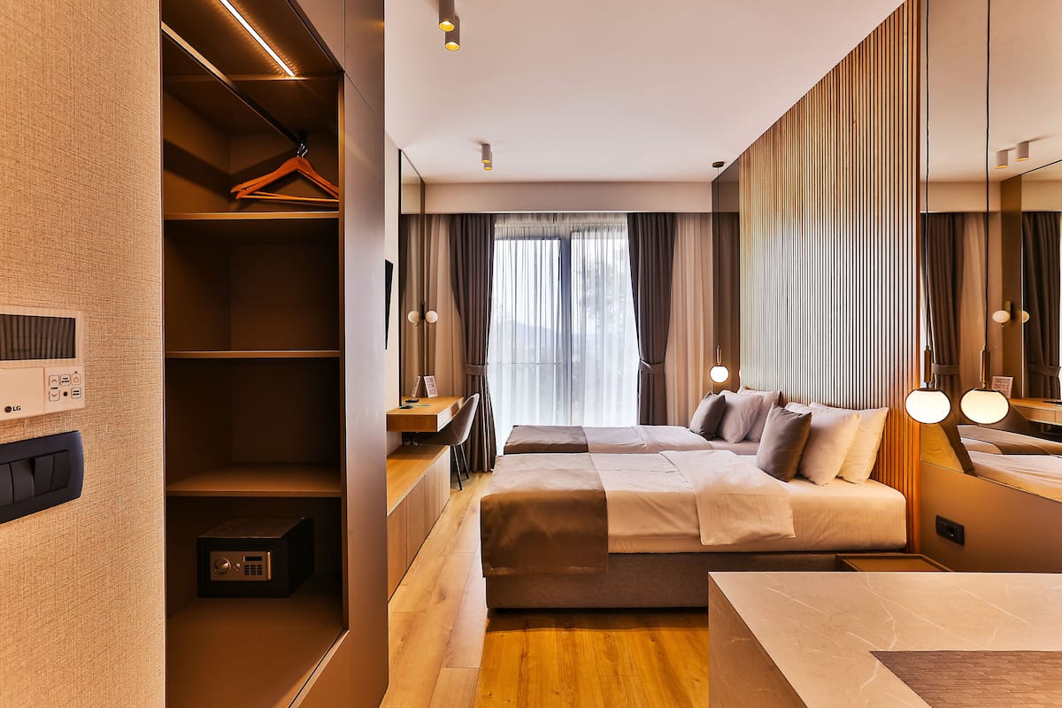 Studio – standard | Safe på rommet, wi-fi (inkludert) og sengetøy