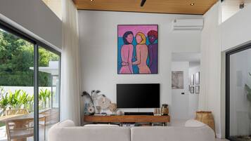 Smart TV, video games, books, stereo
