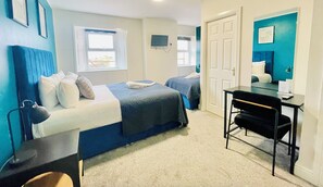 Family Triple Room, City View | Down comforters, laptop workspace, blackout drapes, free WiFi - The Norton (Hartlepool)