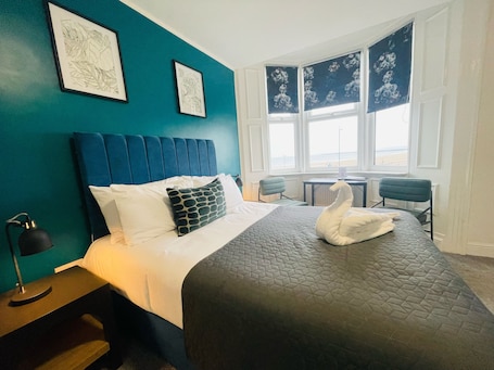 Standard Double Room, Sea View | Down comforters, laptop workspace, blackout drapes, free WiFi