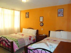 Family Double Room, Balcony | Desk, blackout drapes, free WiFi, bed sheets - Hotel Los Angeles  (Tulancingo)