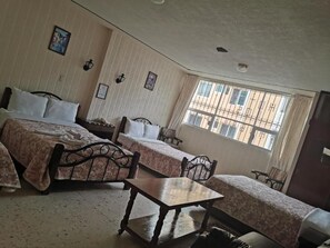 Family Quadruple Room | Desk, blackout curtains, free WiFi, bed sheets - Hotel Los Angeles  (Tulancingo)