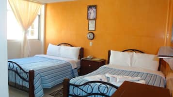 Family Double Room, Balcony | Desk, blackout curtains, free WiFi, bed sheets