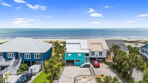 Exterior - Private Beachfront Home | Sleeps 12 | Balconies, Kayaks & Ocean Views (Port St. Joe)