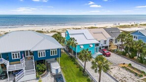Exterior - Private Beachfront Home | Sleeps 12 | Balconies, Kayaks & Ocean Views (Port St. Joe)