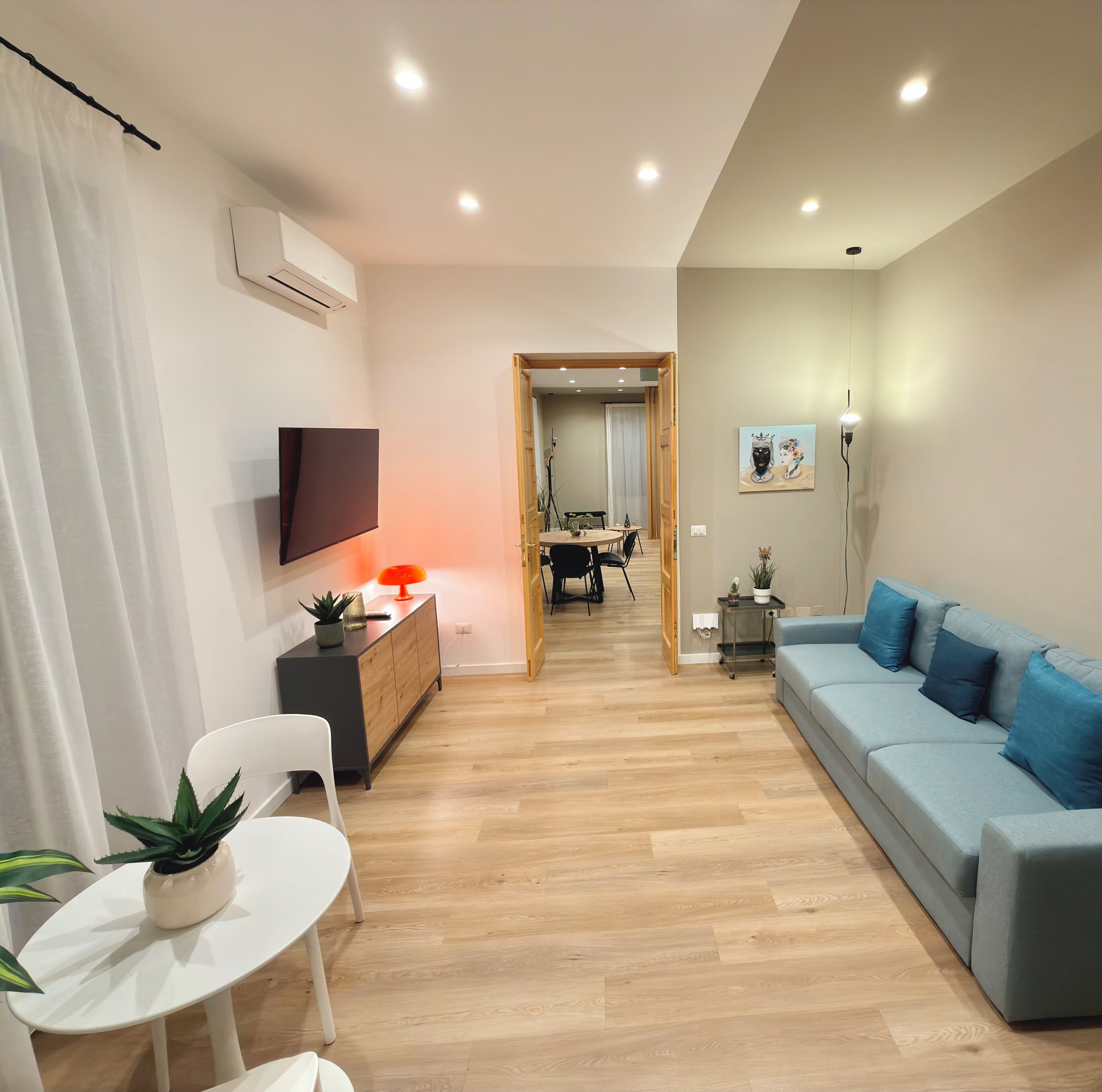 Familienapartment, Stadtblick | Wohnbereich