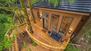 Terrace/patio - Tree House- Two bedroom plus loft- sustainable living! (Bellingham)