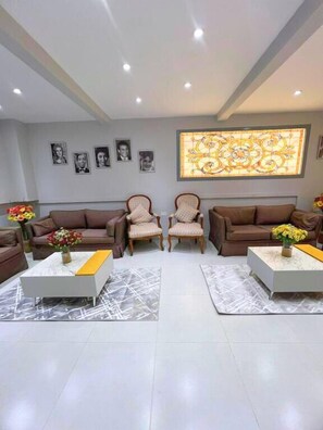 Lobby sitting area