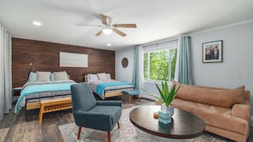 4 bedrooms, desk, travel crib, free WiFi