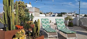 Terrace/patio - Palacio el Duende- Old Town- Pkg gratis- deluxe Apartment Sevillana (Jerez de la Frontera)