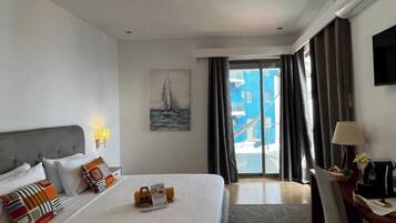 Deluxe-Zimmer, Meerblick | 1 Schlafzimmer, hochwertige Bettwaren, Verdunkelungsvorhänge
