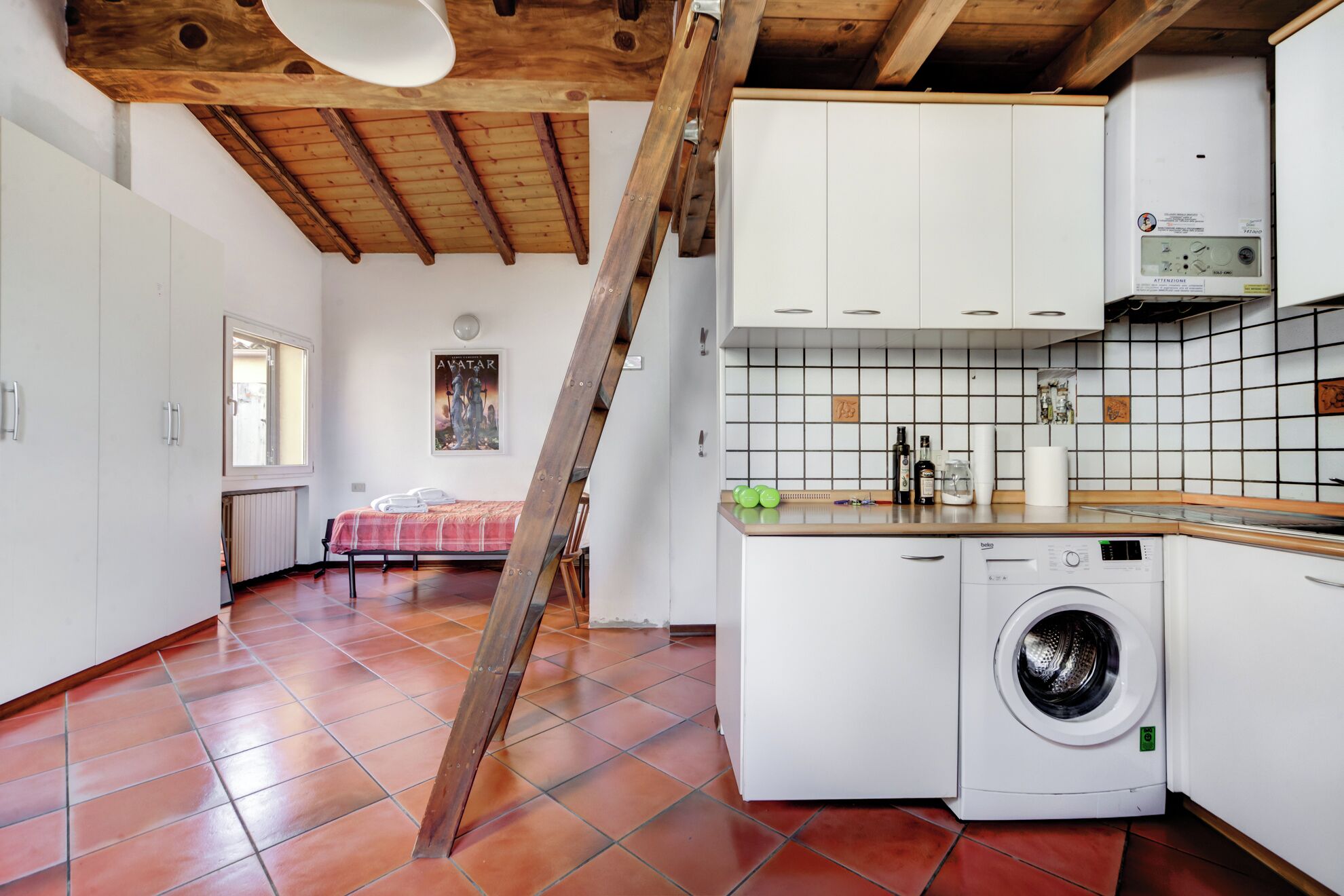 Apartment | Eigene Küche | Großer Kühlschrank, Ofen, Kochgeschirr/Geschirr/Besteck