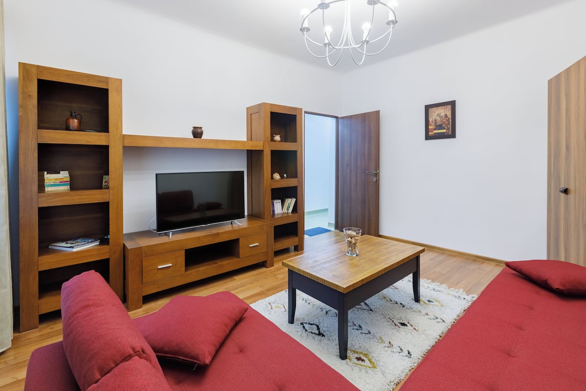 Appartement Élite | 1 chambre, système d’insonorisation, fer et planche à repasser