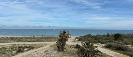 Aan het strand