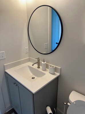 Towels, soap, toilet paper