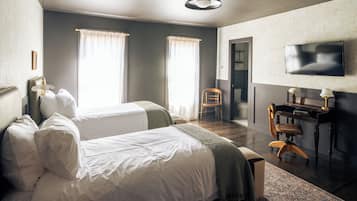 Chambre Standard, 2 lits doubles | Rideaux occultants, Wi-Fi gratuit, draps fournis