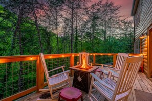 Family Cabin | Balcony view - Countryside Comfort By Ghosal Luxury Lodging (Sevierville)