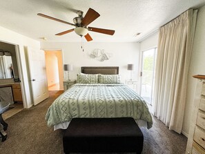 2 bedrooms, iron/ironing board, travel crib, WiFi