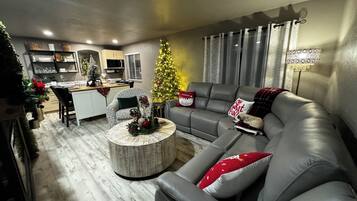 TV connectée, cheminée