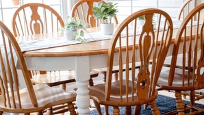 Dining - Peaceful - View - Close to Owensboro - Modern Farmhouse (Utica)