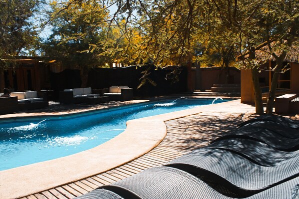Outdoor pool - HOTEL ALDEA (San Pedro de Atacama)