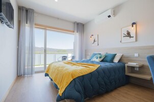 Double Room, Pool View | Desk, free WiFi, bed sheets