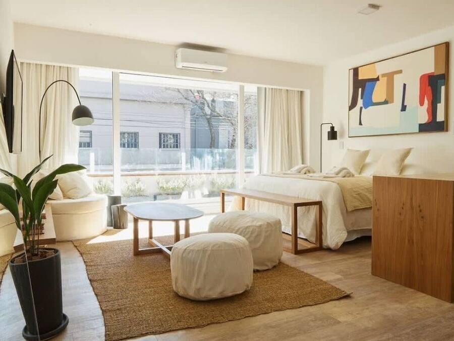 Premium bedding, down duvets, in-room safe, desk