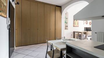 Apartment | Living area | 30-inch flat-screen TV with digital channels