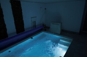 Indoor pool, a heated pool