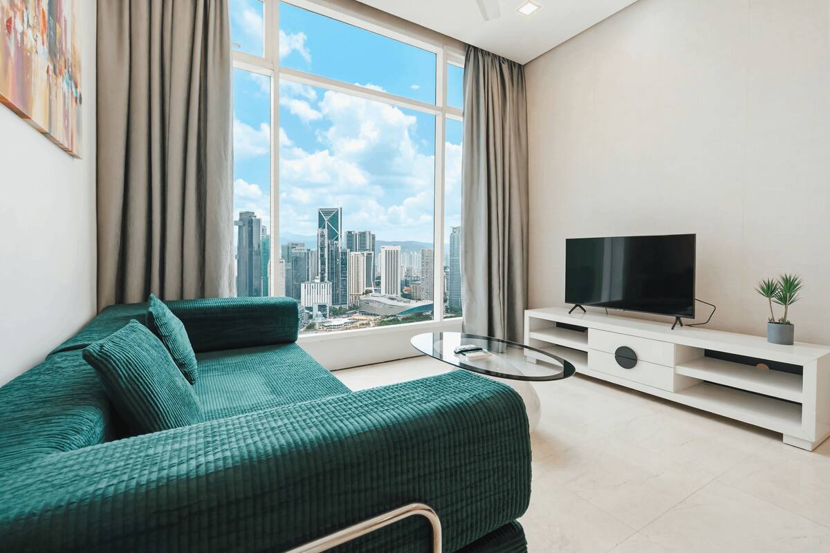 City Apartment | Living area | 40-inch Smart TV with digital channels, Netflix, streaming services
