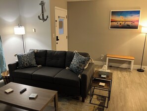 Living area - The Breakwall Suite! (Fairport Harbor)