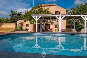 A heated pool - Podere 100 Country House - Apartment Aria (Alghero)