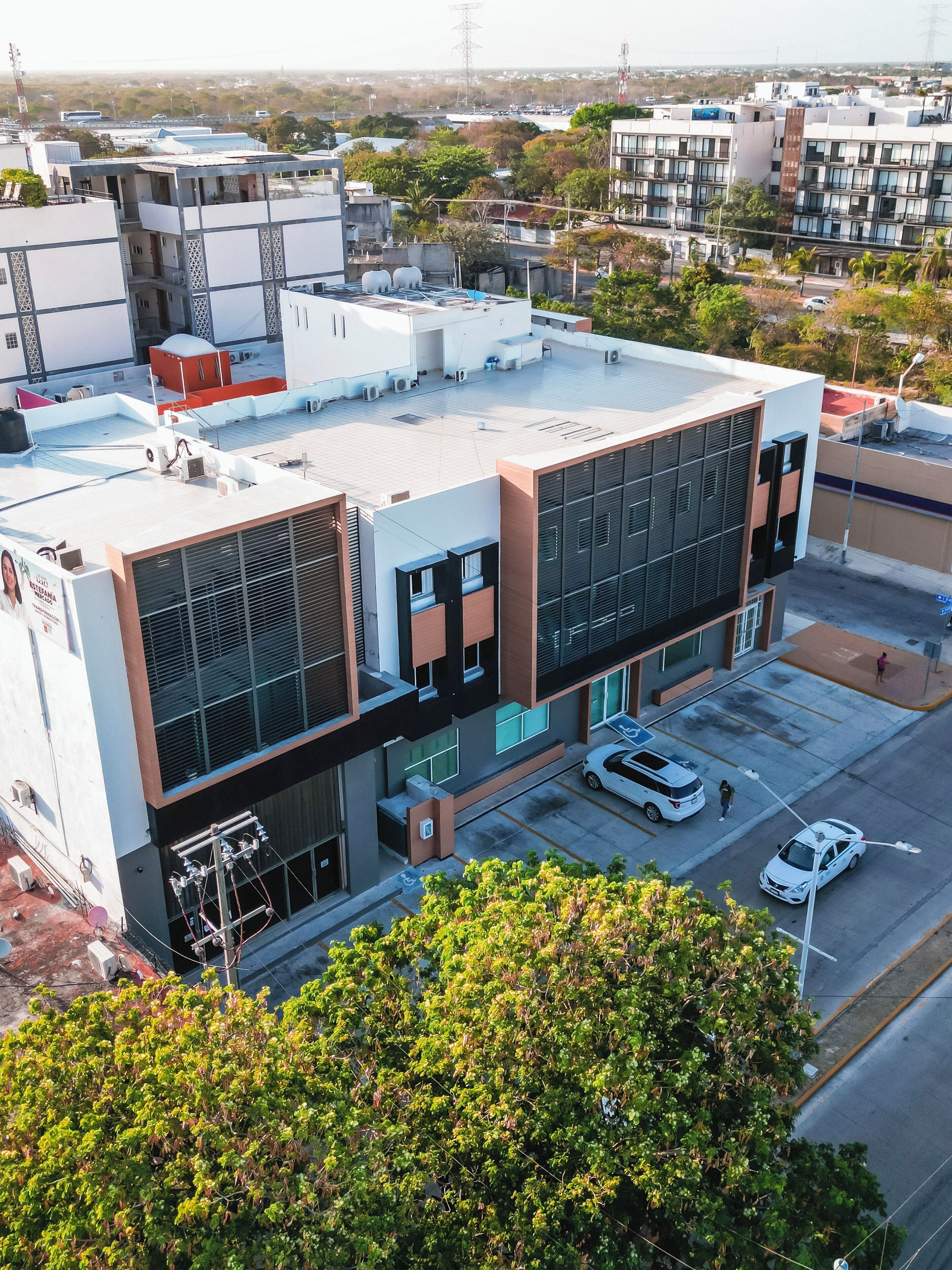 Façade de l’hébergement