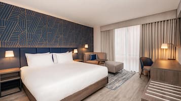 In-room safe, blackout drapes, iron/ironing board, travel crib