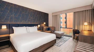 In-room safe, blackout drapes, iron/ironing board, travel crib