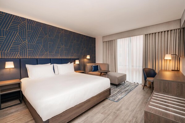 In-room safe, blackout drapes, iron/ironing board, travel crib