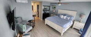 1 bedroom, travel crib, WiFi, bed sheets