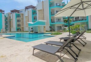 Pool - Amazing I bedroom apartment steps from the beach
 (Punta Cana)