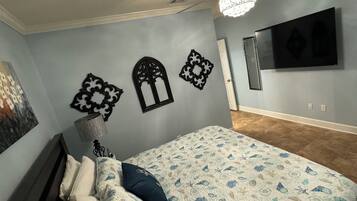 2 chambres, fer et planche Ă repasser, Wi-Fi gratuit, draps fournis