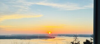 Greers Ferry Lake with Breathtaking lake views and a trampoline for the kids!