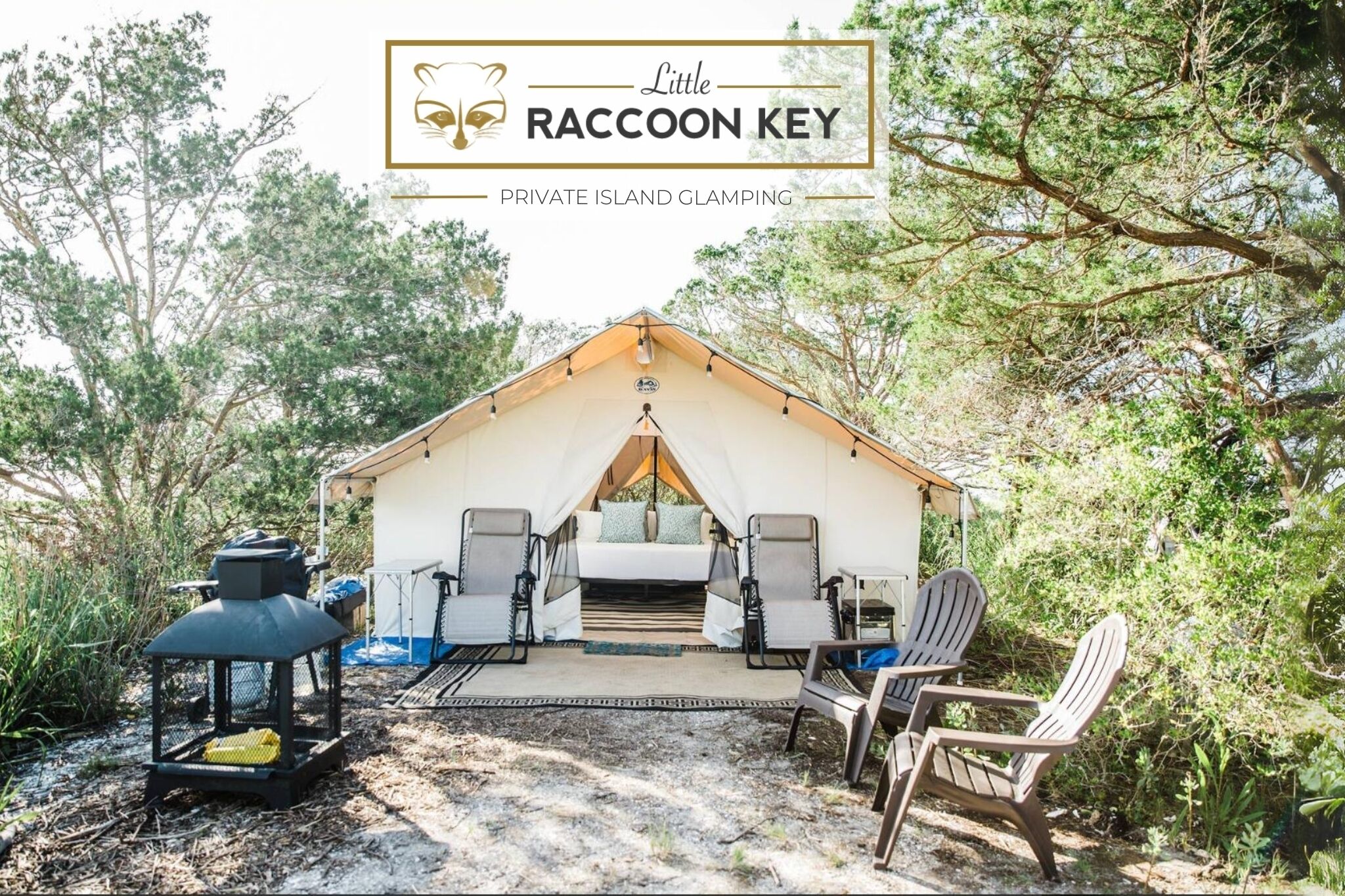 Little Raccoon Key: Private Island Glamping