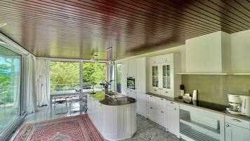 KĂŒhlschrank, Mikrowelle, Ofen, Herdplatte