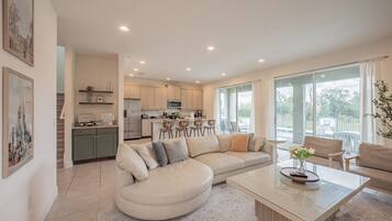 Smart TV, table football, ping pong, books