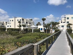 Property grounds - Penthouse with ocean views steps to private beach in a gated community (Cape Canaveral)